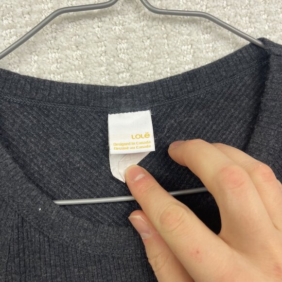 Lole Dress Fit & Flare Casual Fit Womens Sz XS Athletic Stretch Knit Grey - Picture 4 of 14